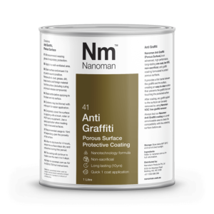 Nanoman Anti Graffiti coating for Porous surfaces, brick, concrete