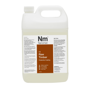 Nanoman Raw Timber Protective Coating easy cleaning 5L