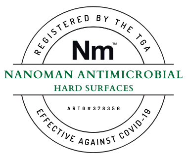 Nanoman Antimicorbial for hard surfaces registered by the TGA