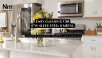 Easy Cleaning for Stainless Steel & Metal