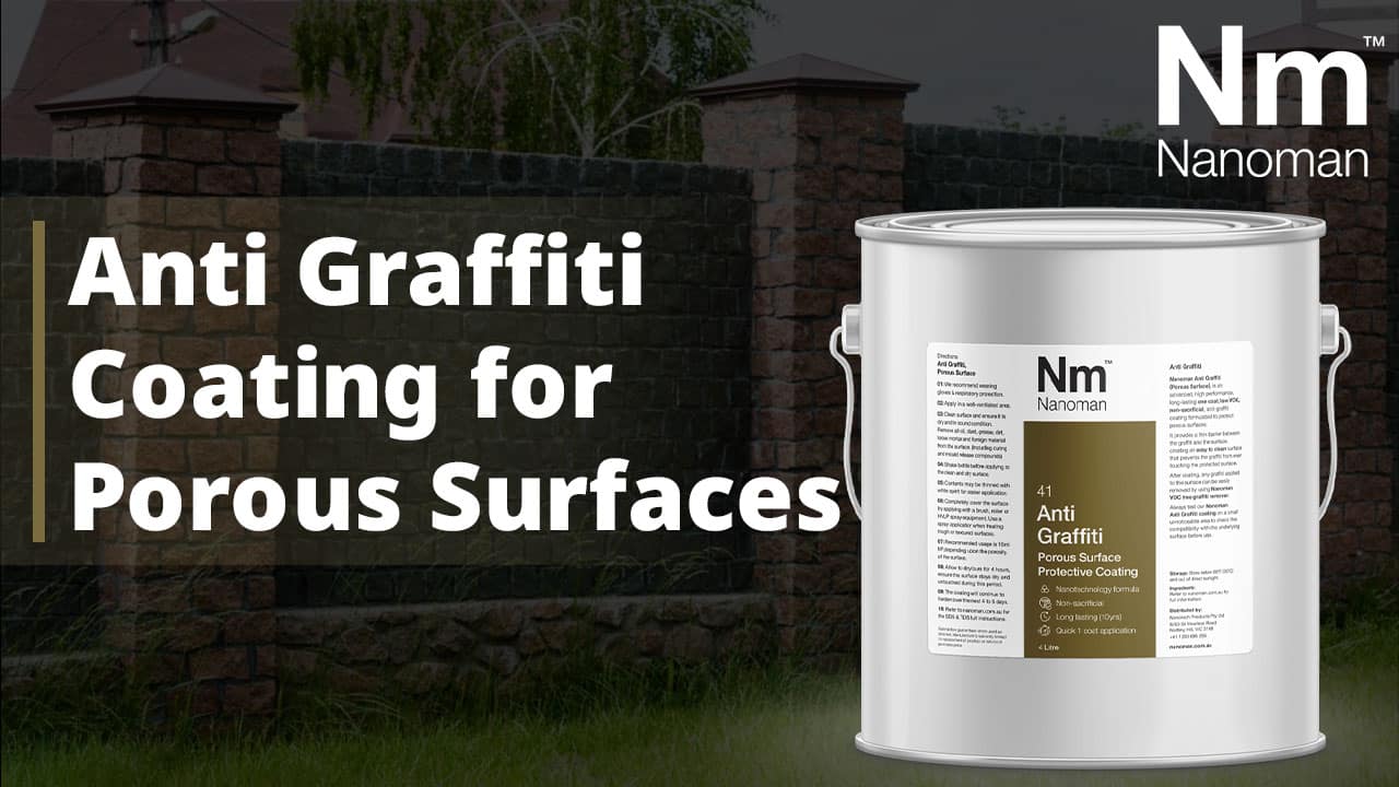 One Coat Anti Graffiti for Brick and Concrete